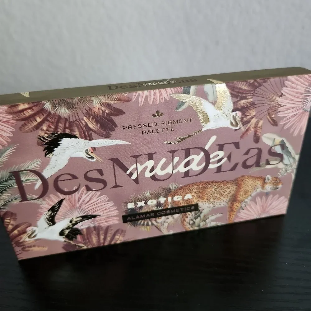 Alamar Cosmetics Exotica DesNUDEas Pressed Pigment Eyeshadow Palette 8 Shades
